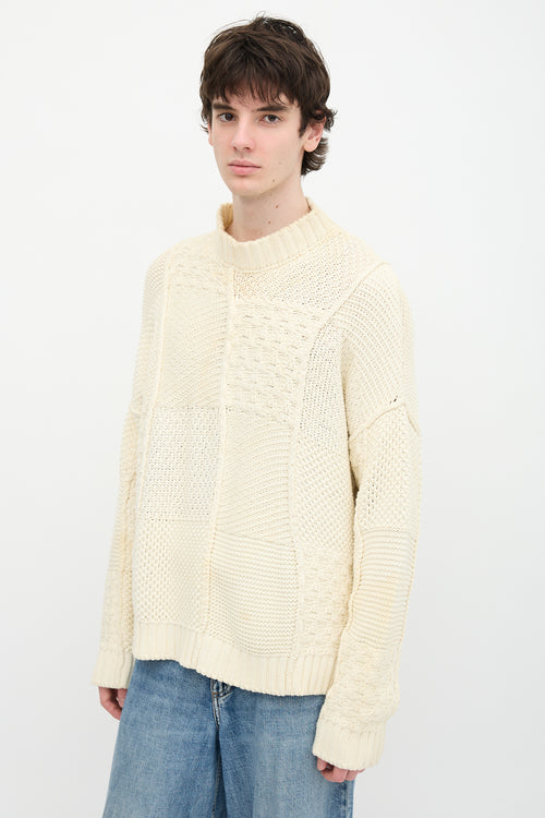 JW Anderson Mixed Knit Sweater