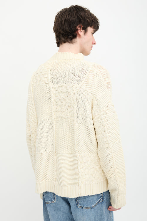JW Anderson Mixed Knit Sweater