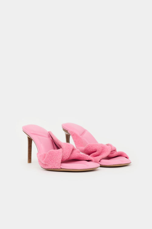 Jacquemus Bagnu Twisted Terry Mule