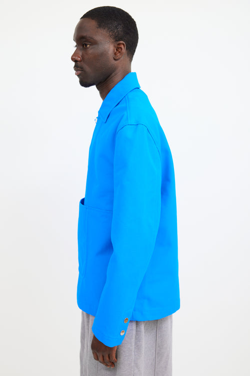 Jacquemus Blue & Silver Le Splash Jacket