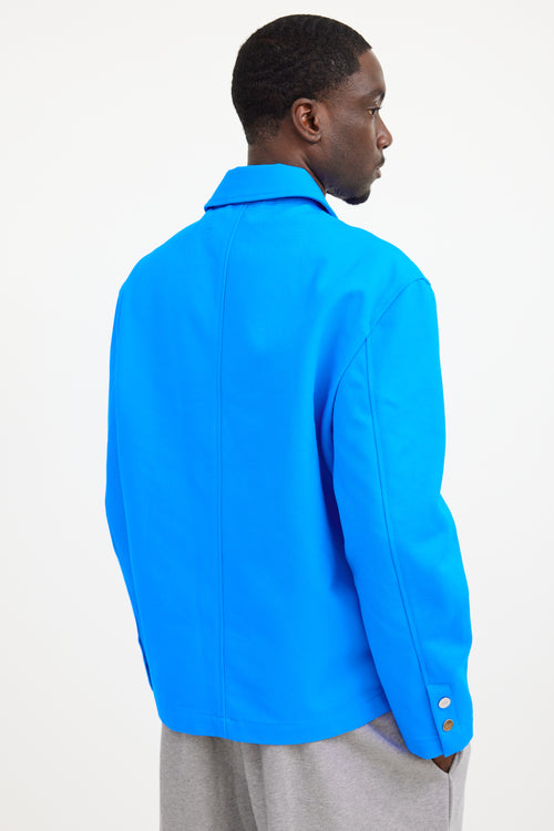 Jacquemus Blue & Silver Le Splash Jacket