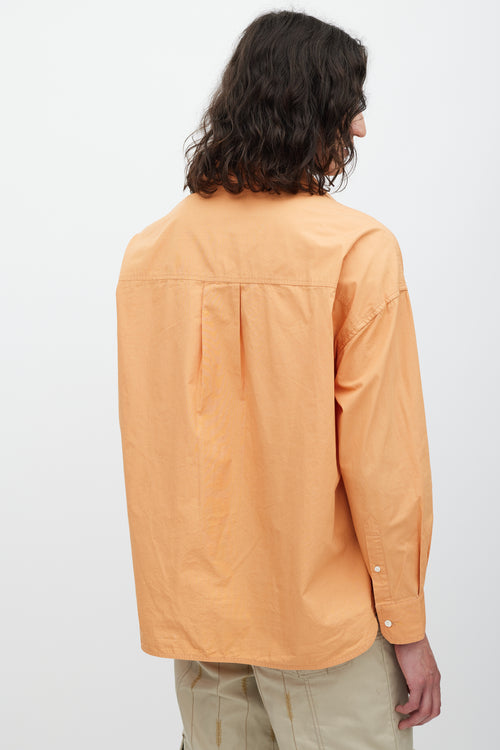 Jacquemus FW 2021 La Montagne Orange Cotton Shirt