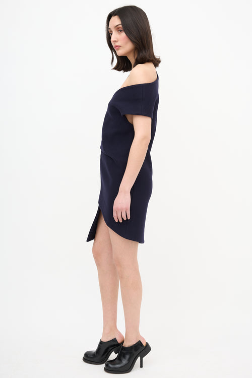 Jacquemus Fall 2015 Wool Asymmetrical Dress