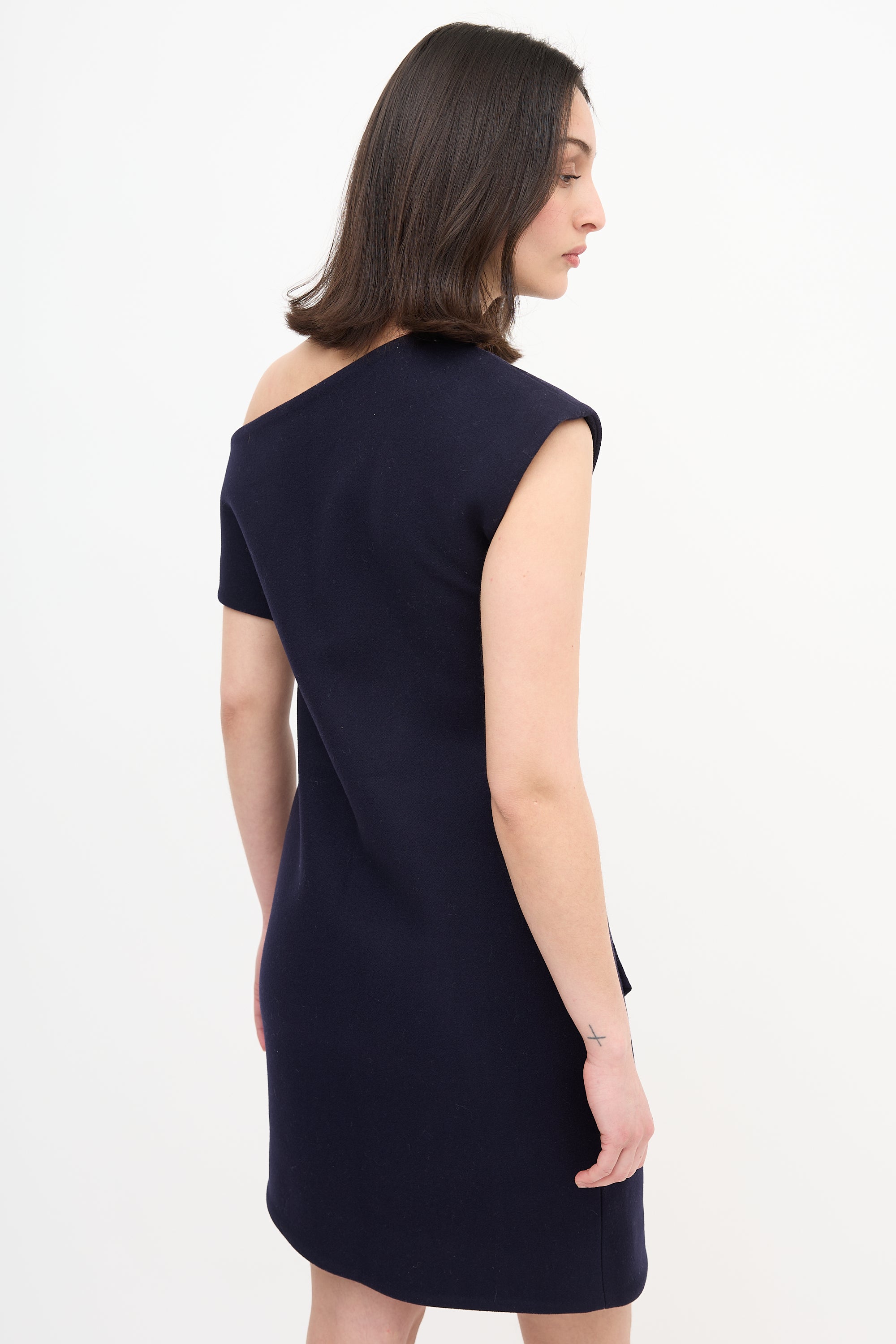 Jacquemus Fall 2015 Wool Asymmetrical Dress