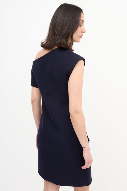 Jacquemus Fall 2015 Wool Asymmetrical Dress