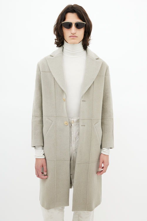 Jacquemus Grey L'Annee 97 Wool Coat