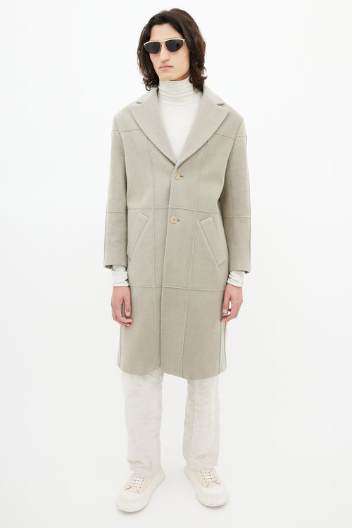 Jacquemus Grey L'Annee 97 Wool Coat