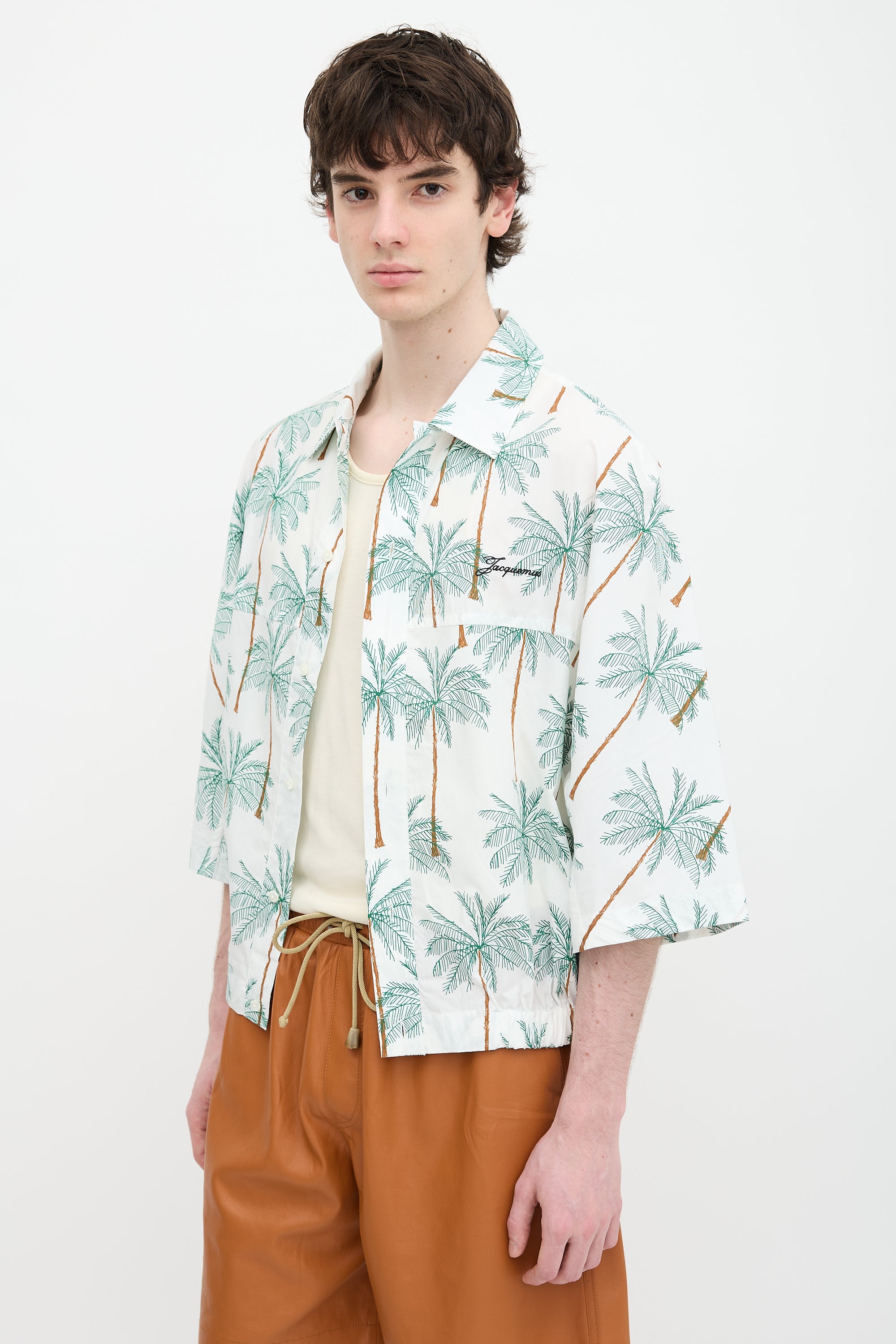 Jacquemus La Croisière Palm Tree Shirt