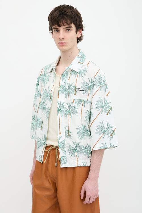 Jacquemus La Croisière Palm Tree Shirt