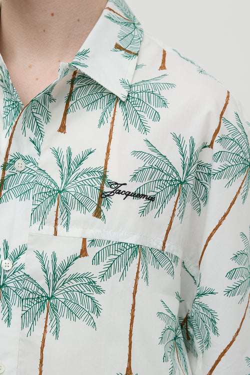 Jacquemus La Croisière Palm Tree Shirt