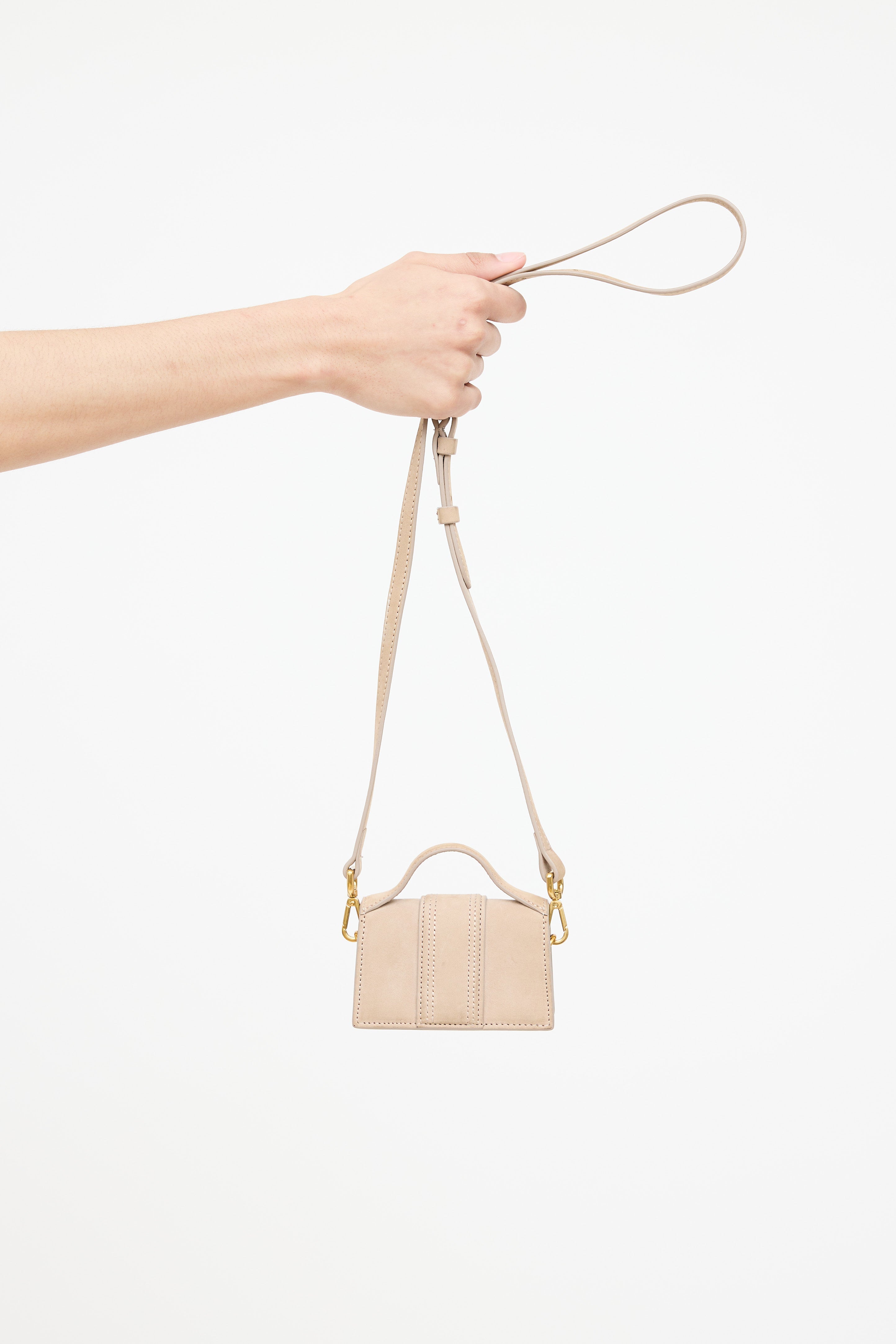 Jacquemus Suede Le Petit Bambino Bag
