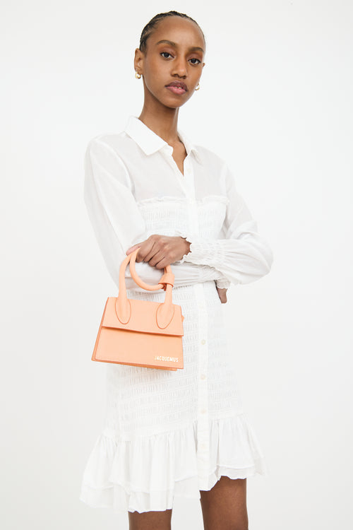 Jacquemus Orange Chiquito Noeud Bag