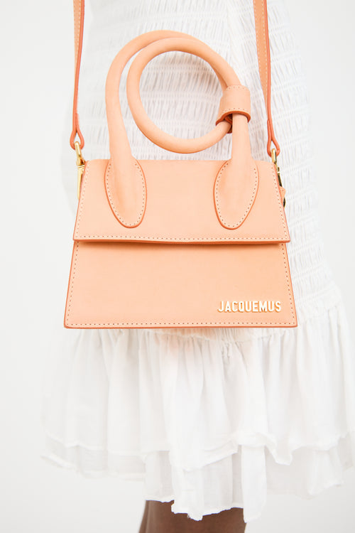 Jacquemus Orange Chiquito Noeud Bag