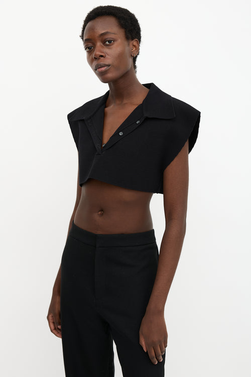 Jacquemus Sleeveless Cropped Polo
