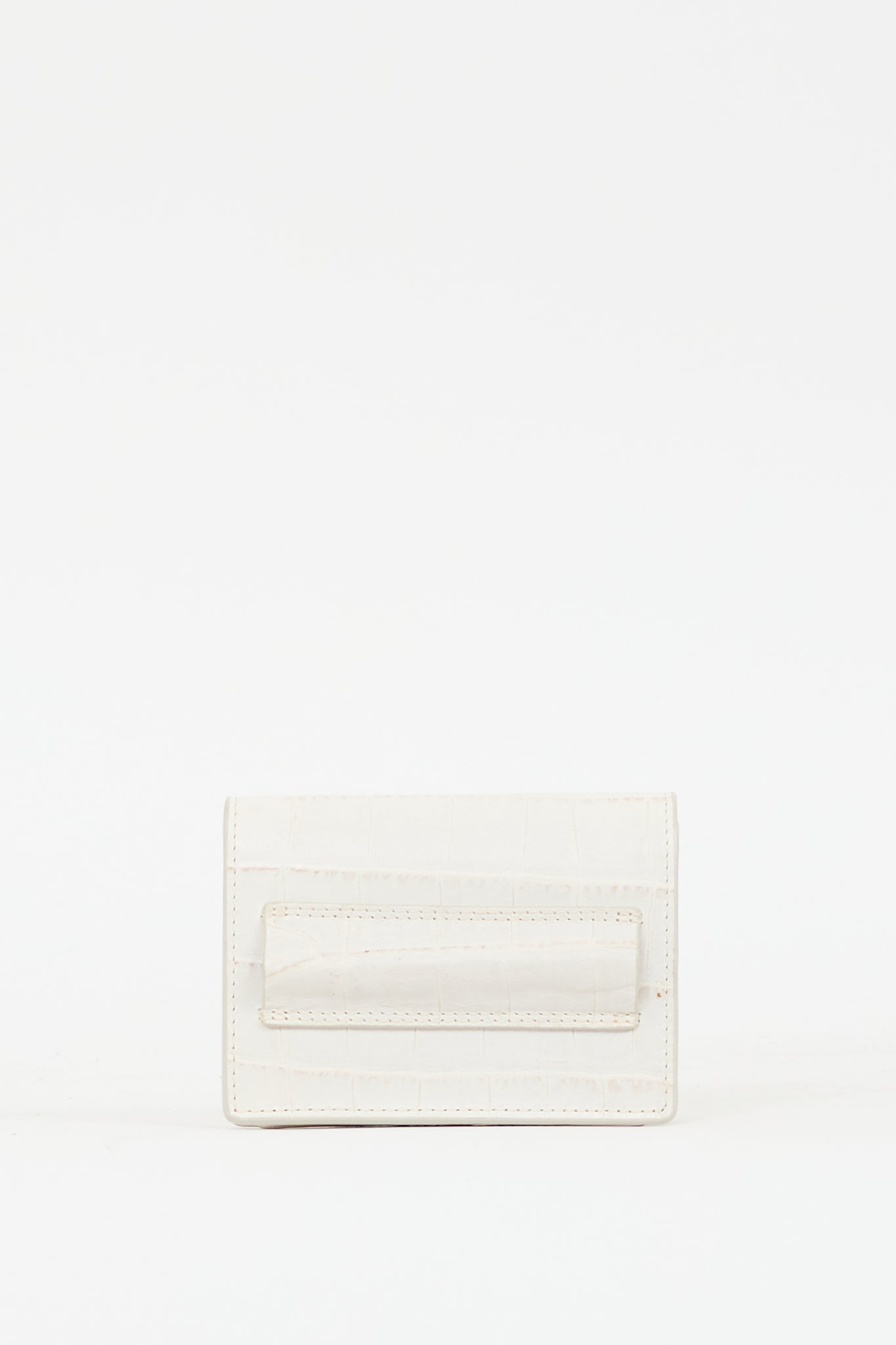 Jacquemus White Leather La Cienture Belt Bag