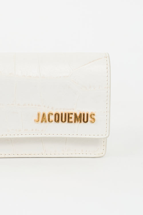Jacquemus White Leather La Cienture Belt Bag