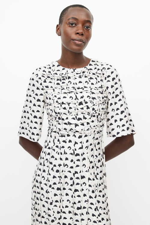 Jason Wu Grey & Multicolour Silk Cage Dress