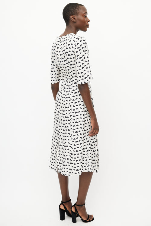 Jason Wu Grey & Multicolour Silk Cage Dress