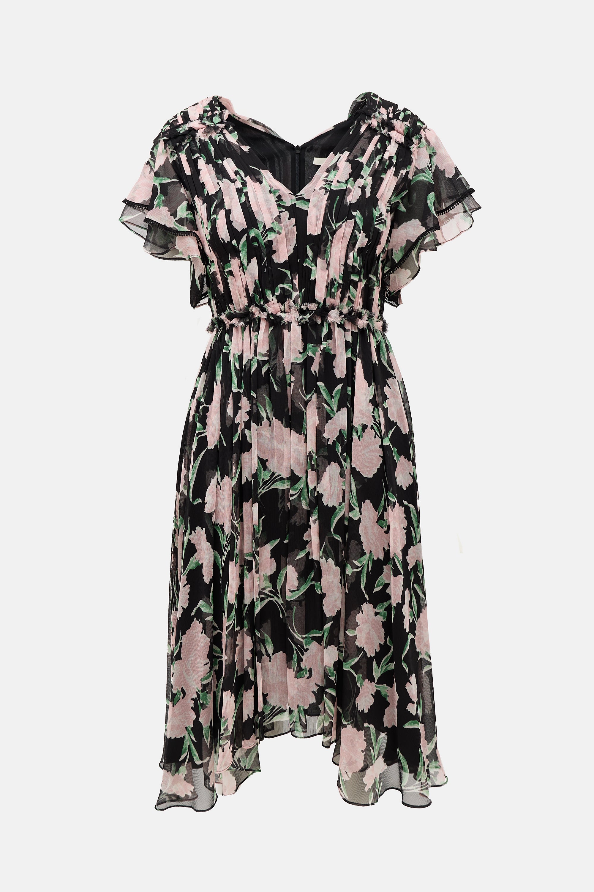 Jason Wu Silk Georgette Floral Dress