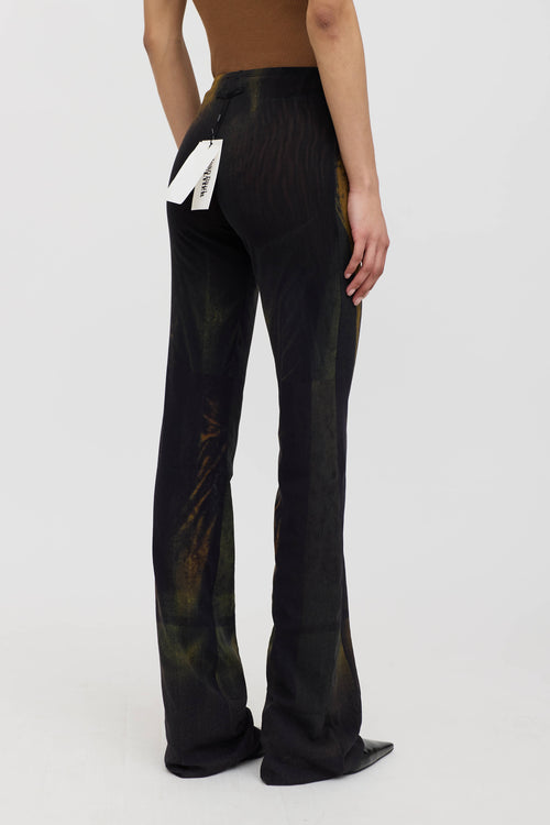 Jean Paul Gaultier Marbled Mesh Pant