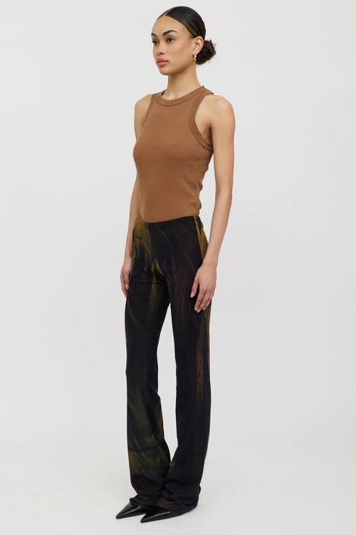 Jean Paul Gaultier Marbled Mesh Pant