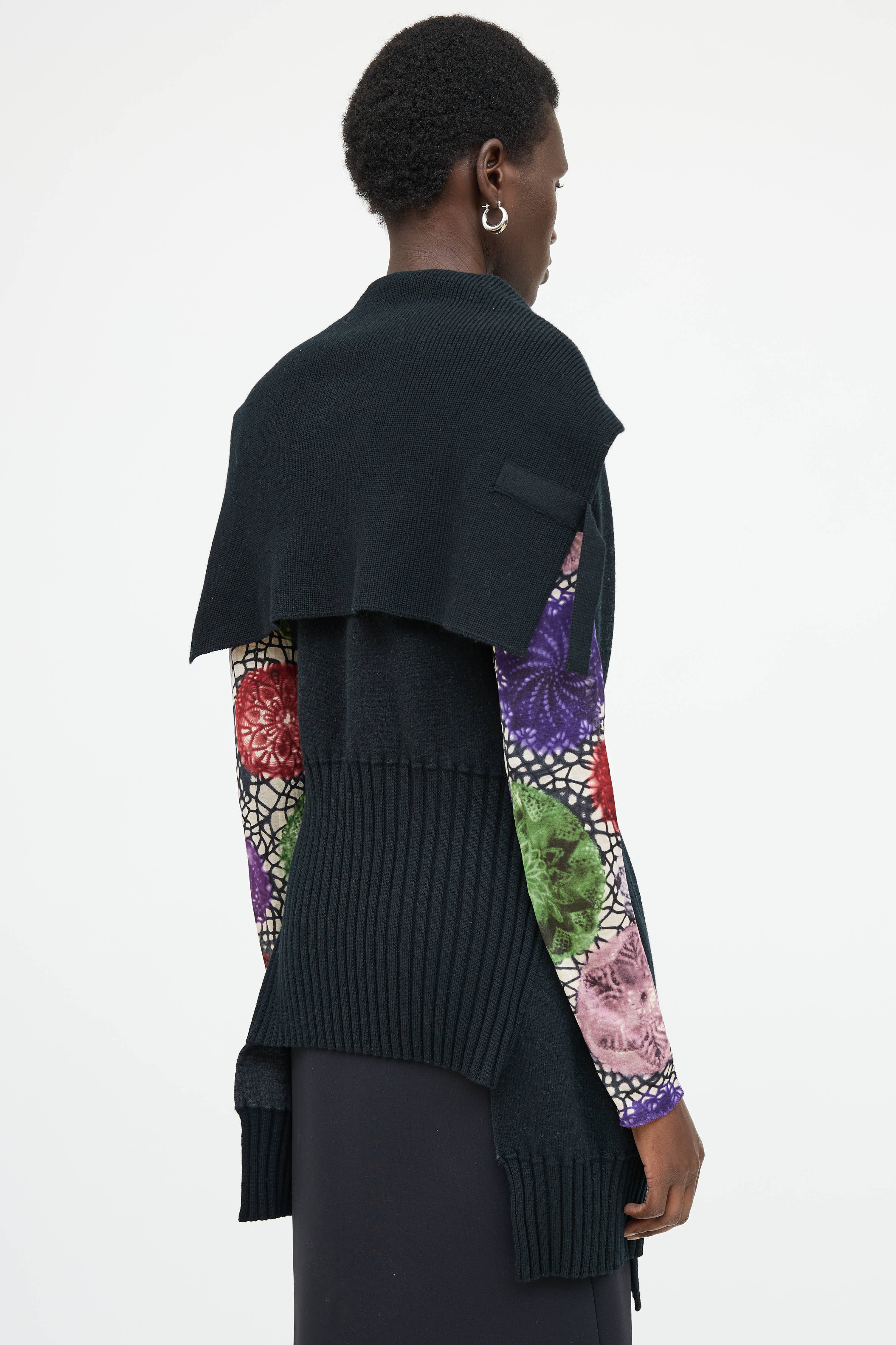 Jean Paul Gaultier Wool Knit Double Breasted Vest
