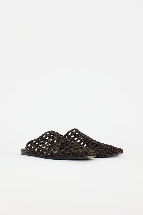 Jenni Kayne Crochet Raffia Jules Mule