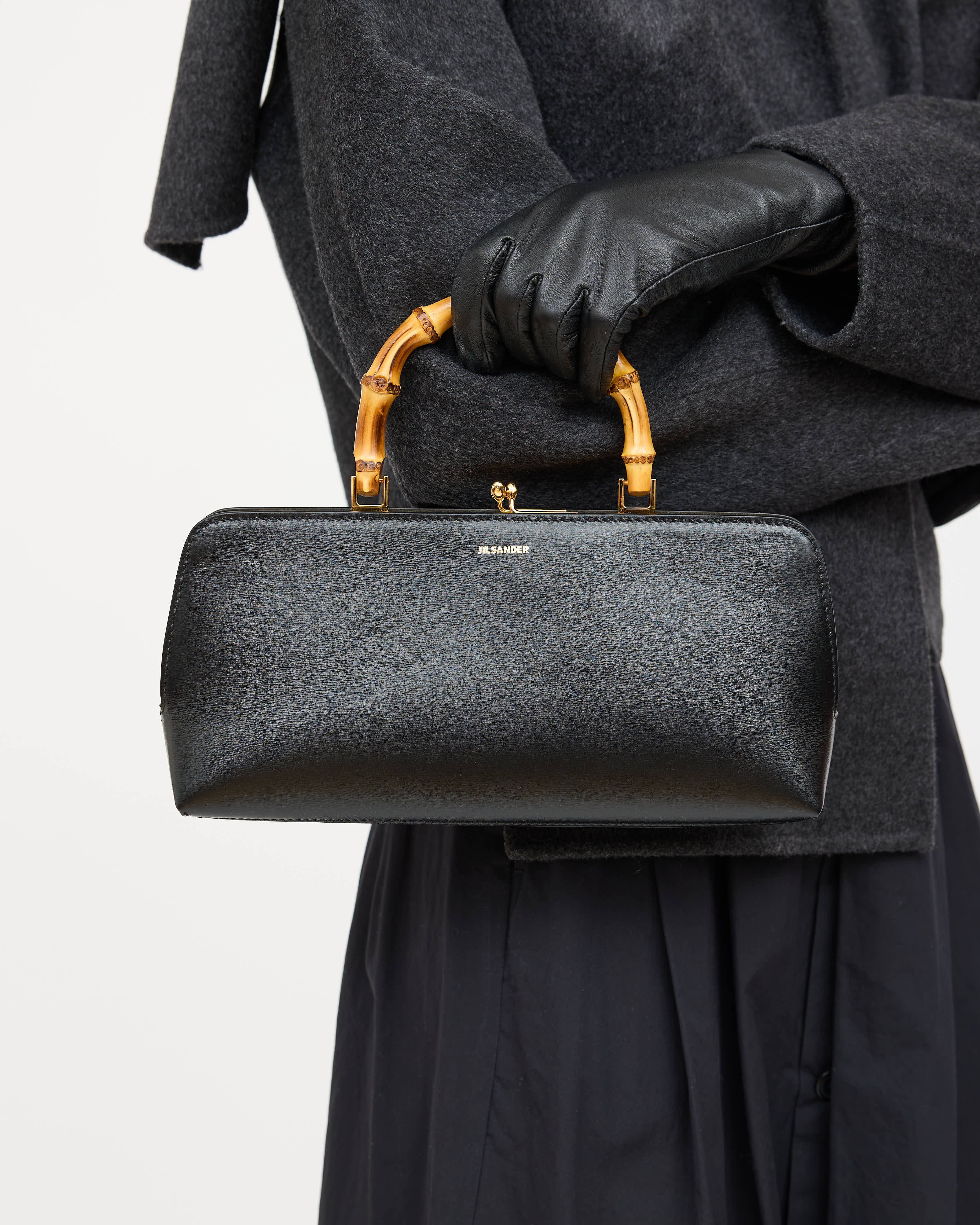 Jil Sander Goji Bamboo Handle Bag