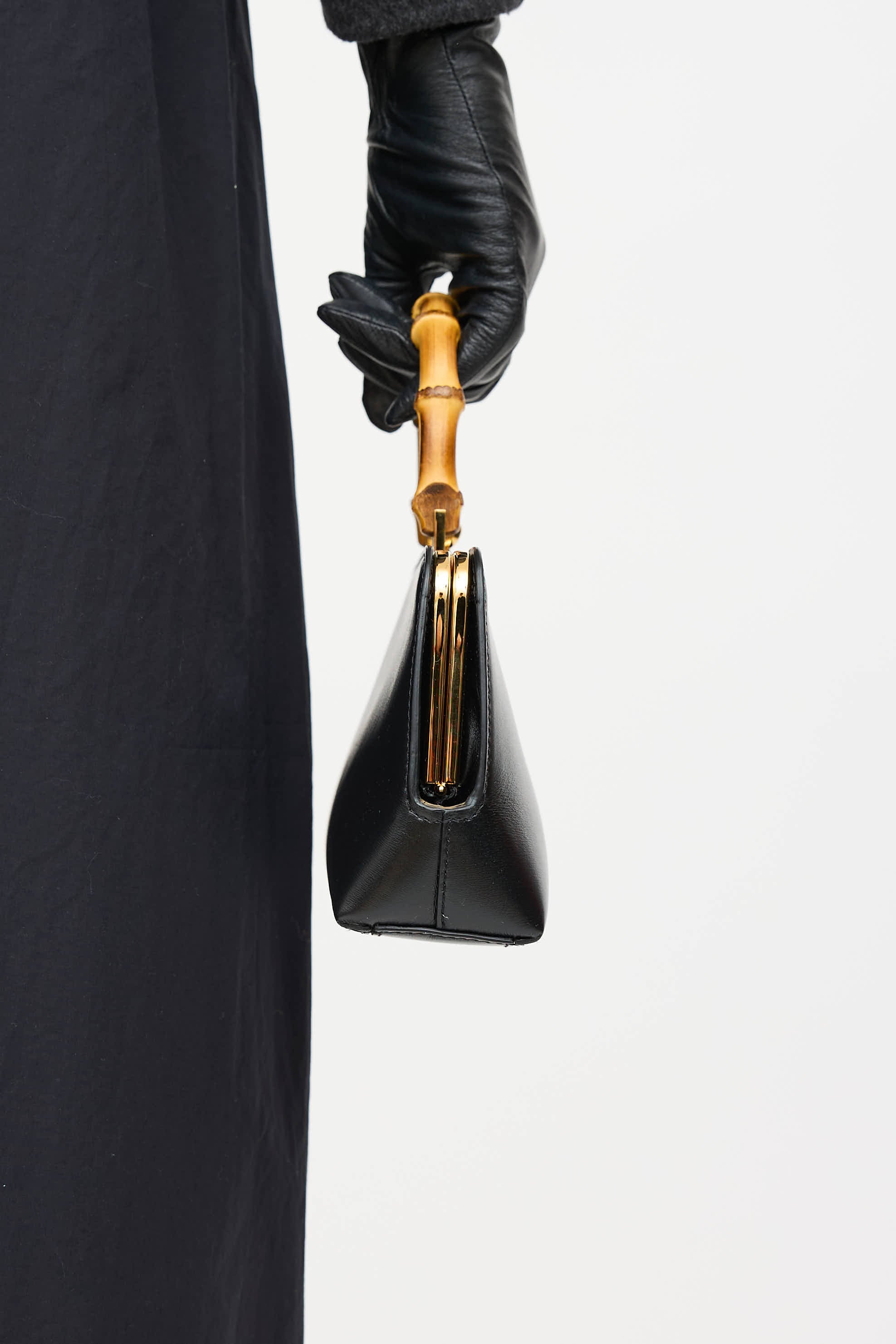 Jil Sander Goji Bamboo Handle Bag