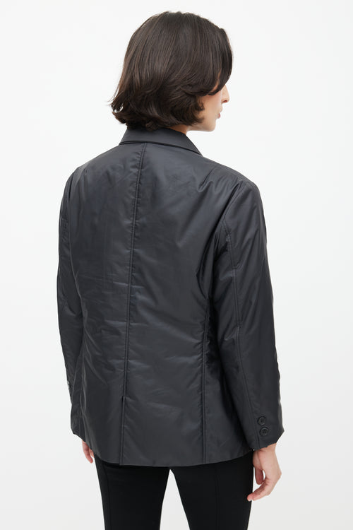 Jil Sander Black Nylon Blazer