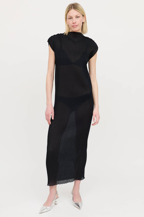 Jil Sander Pleated Maxi Dress