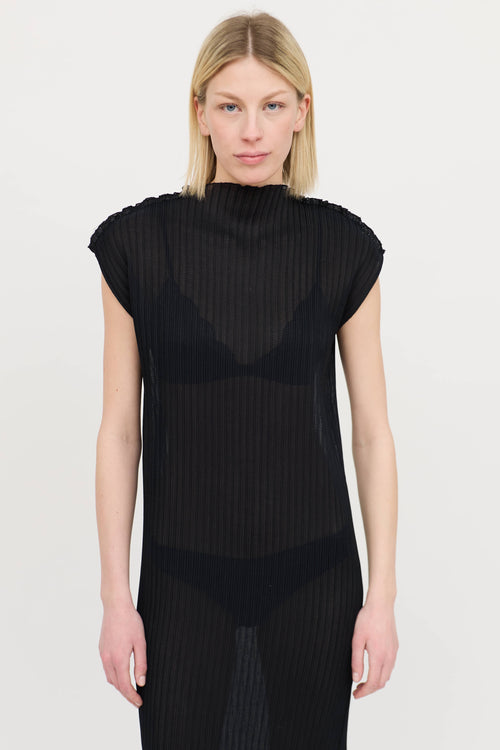 Jil Sander Pleated Maxi Dress