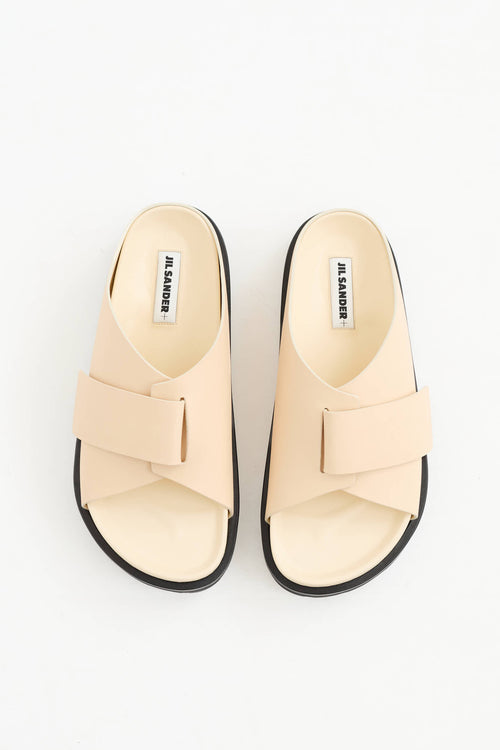 Jil Sander Cross Strap Slide