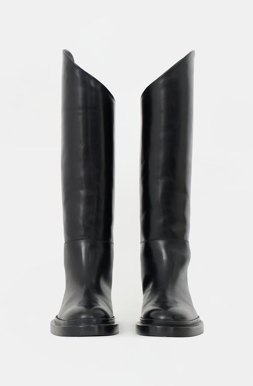 Jil Sander Leather Riding Boot