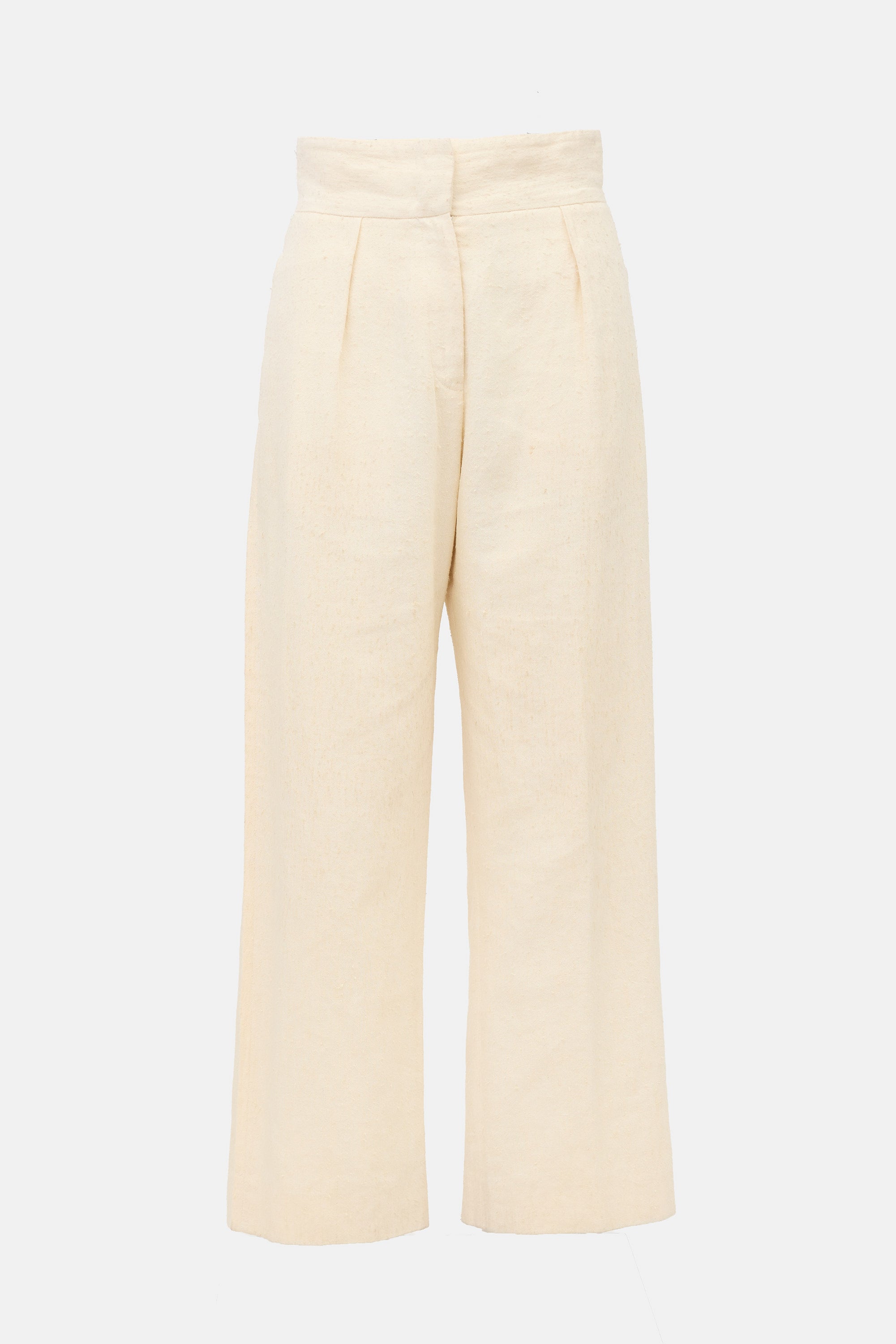 Jil Sander Linen Straight Leg Trouser