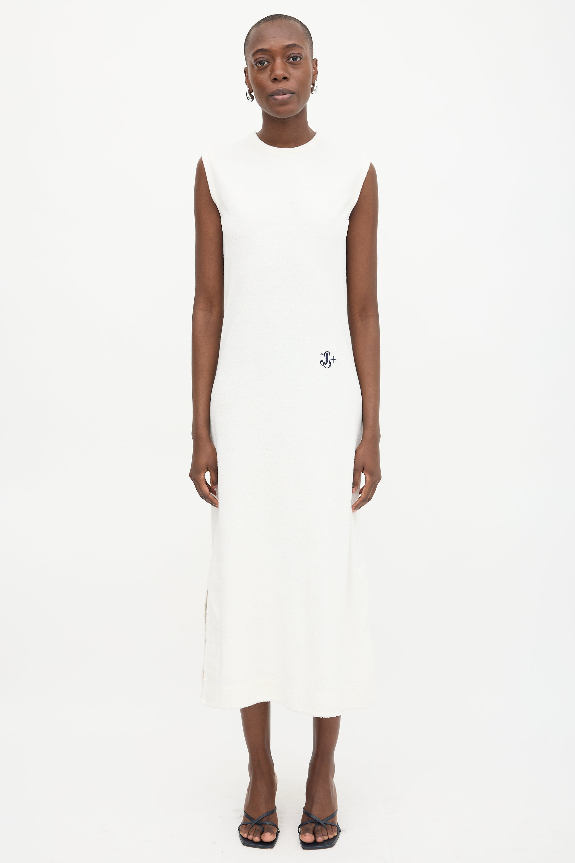Terry Logo Shift Dress