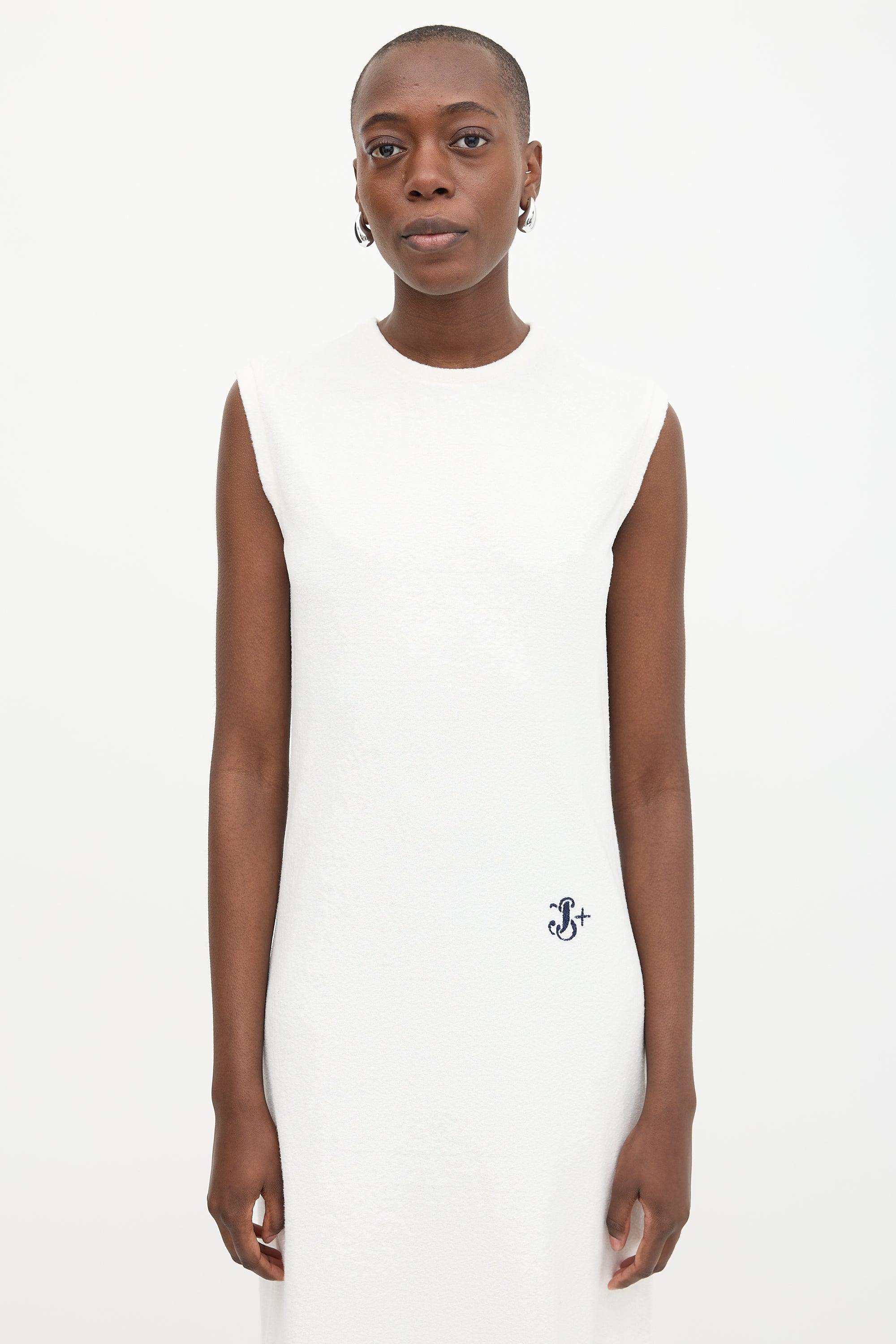 Terry Logo Shift Dress
