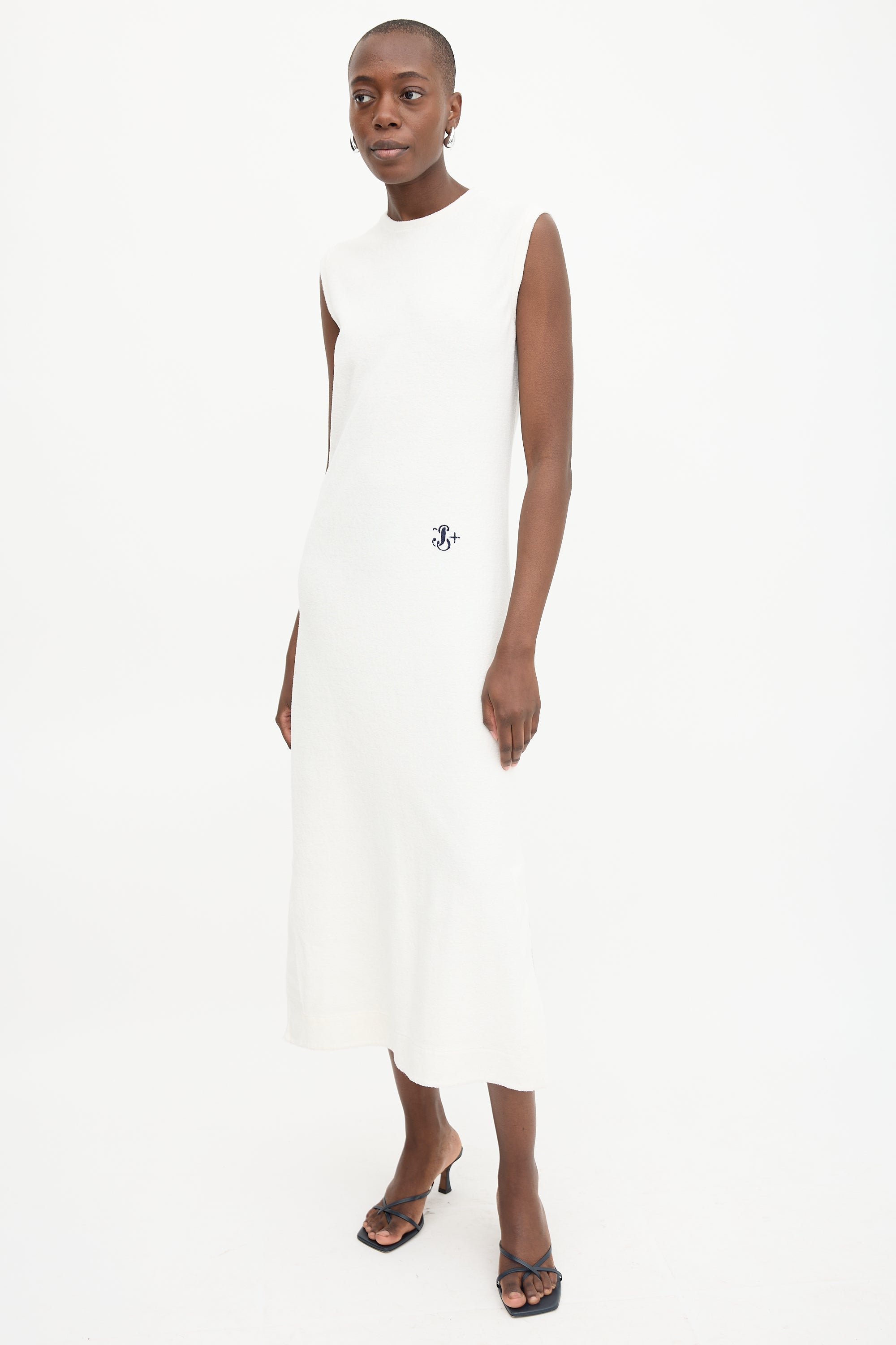 Terry Logo Shift Dress