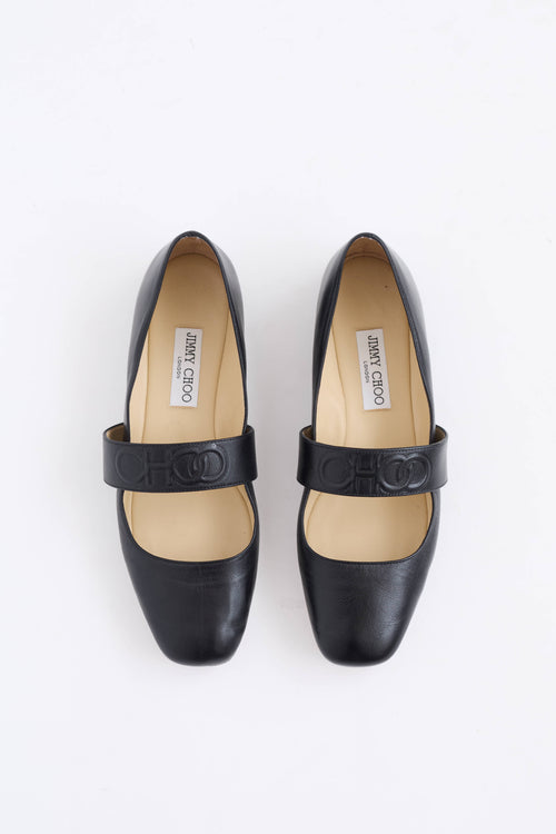 Jimmy Choo Logo Ballet Flat