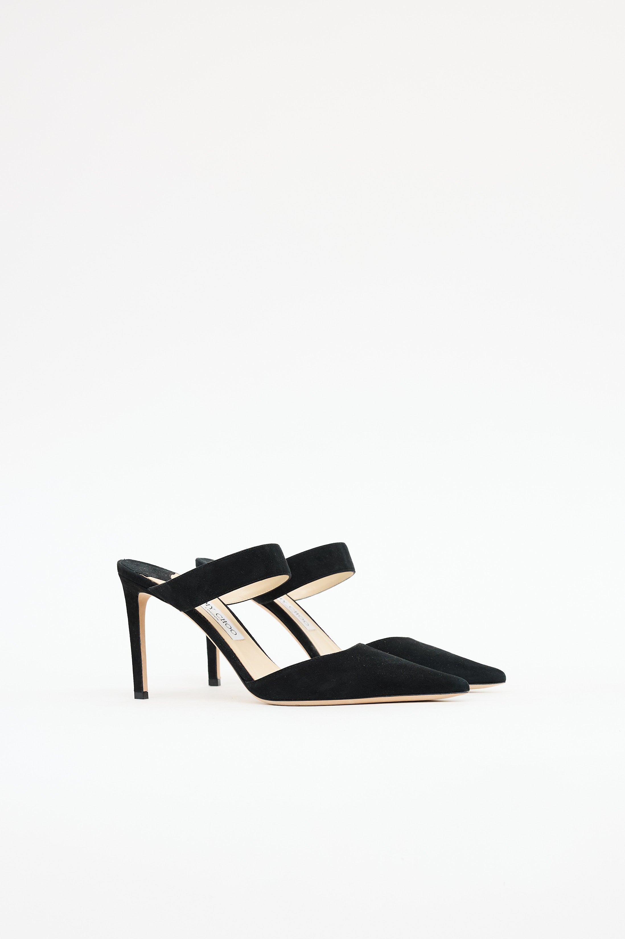 Jimmy Choo Suede Pointy Mule