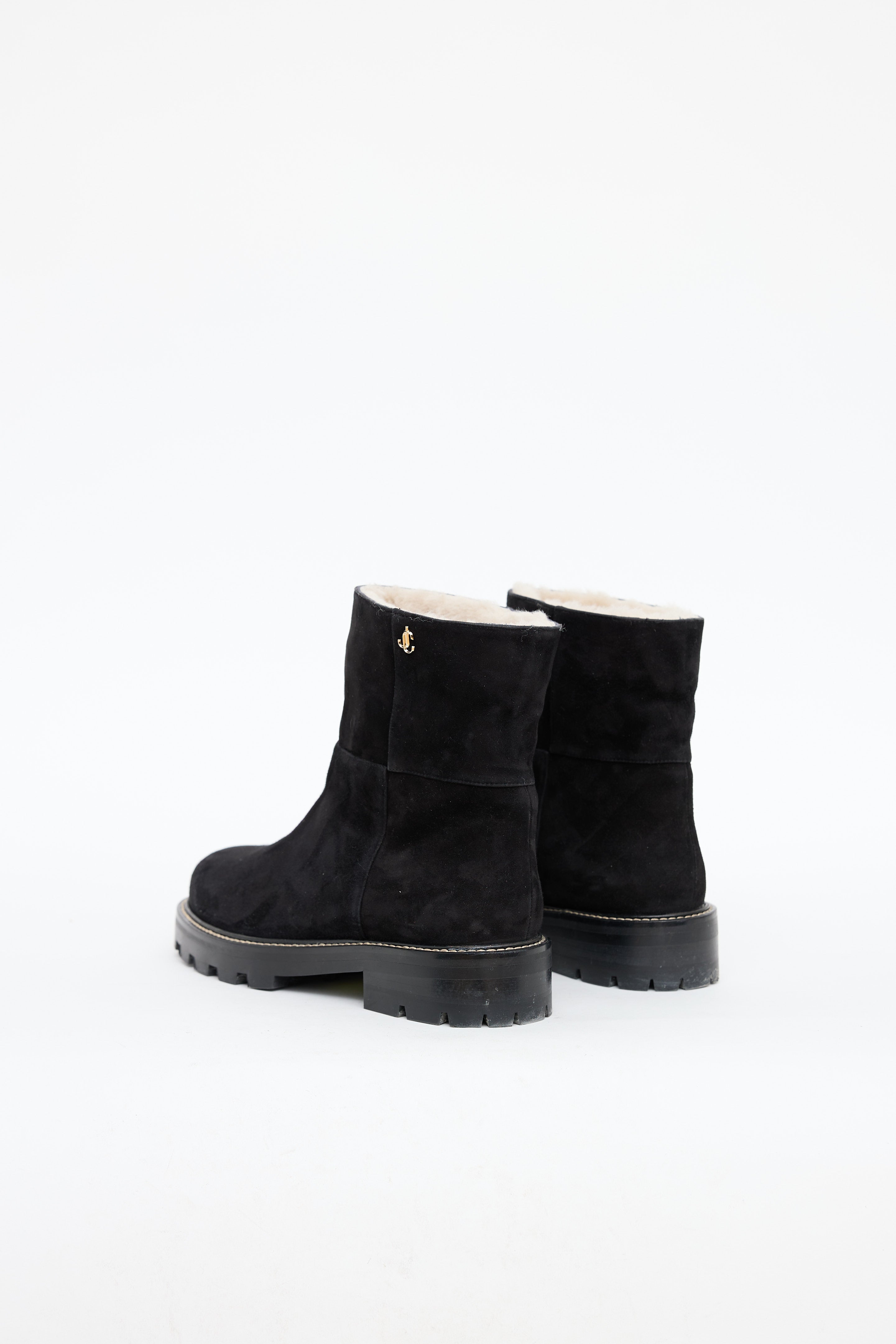 Jimmy Choo Suede Lined Ankle Boot