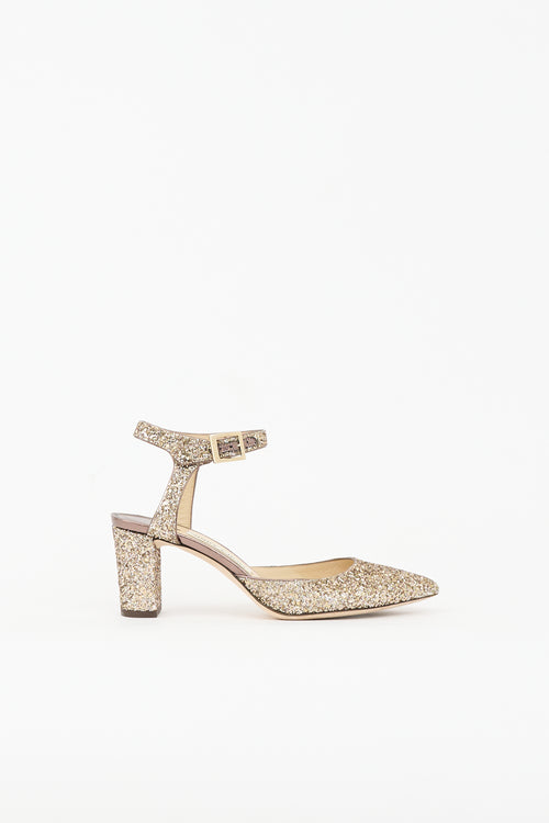 Jimmy Choo Glitter Kambree D'Orsay Pump