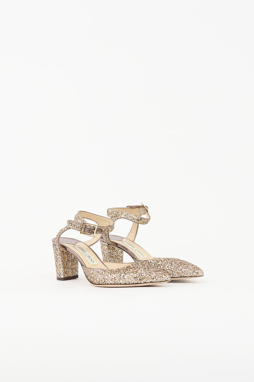 Jimmy Choo Glitter Kambree D'Orsay Pump