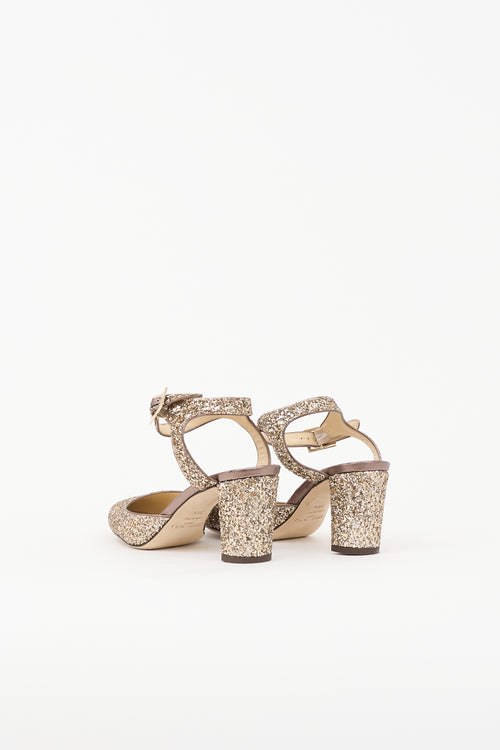 Jimmy Choo Glitter Kambree D'Orsay Pump