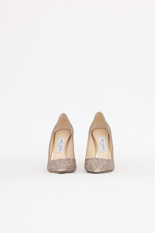 Jimmy Choo Glitter Romy Pump