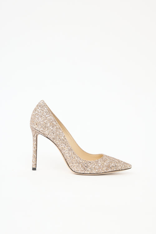Jimmy Choo Glitter Romy Pump
