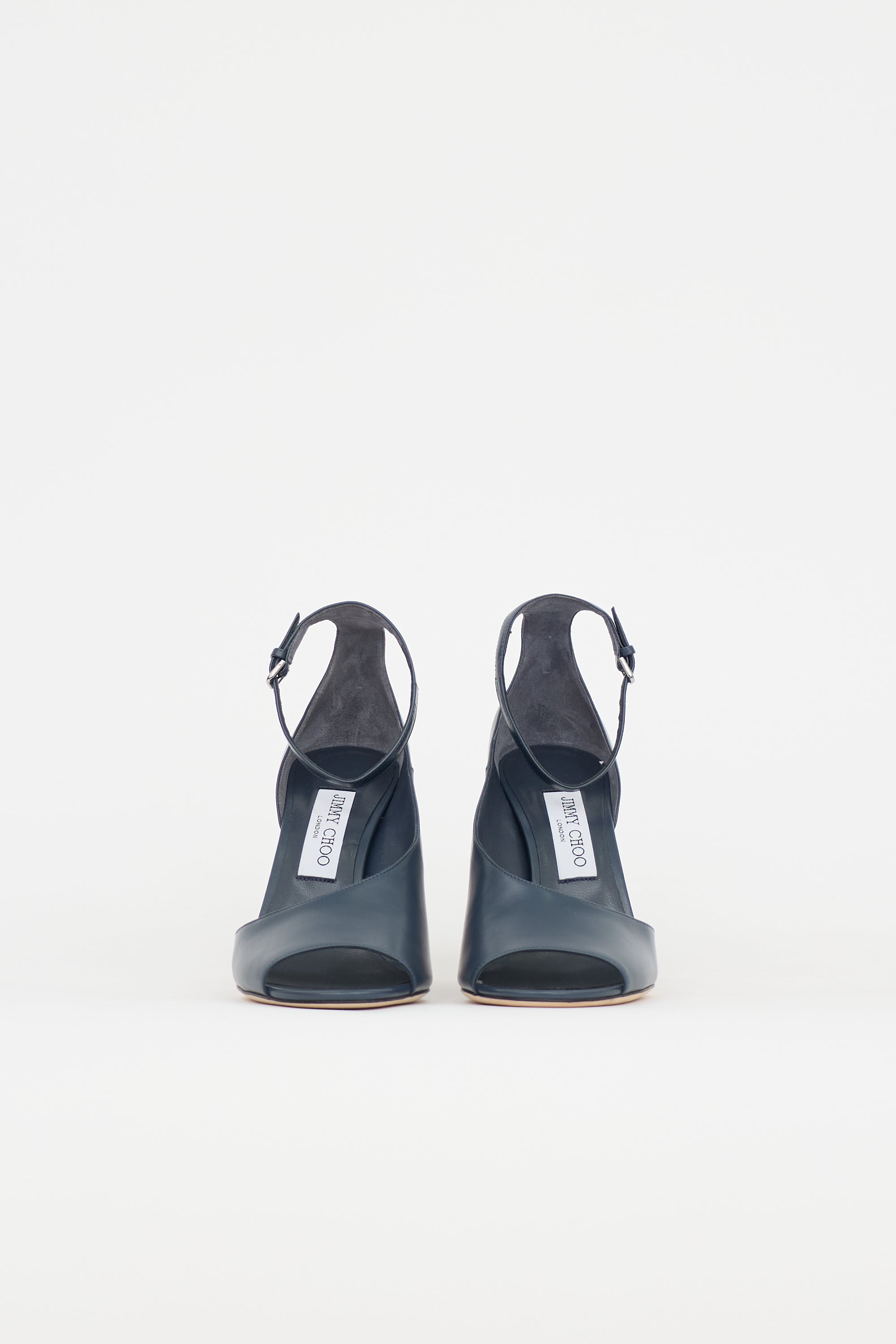 Jimmy Choo Leather D'Orsay Heel