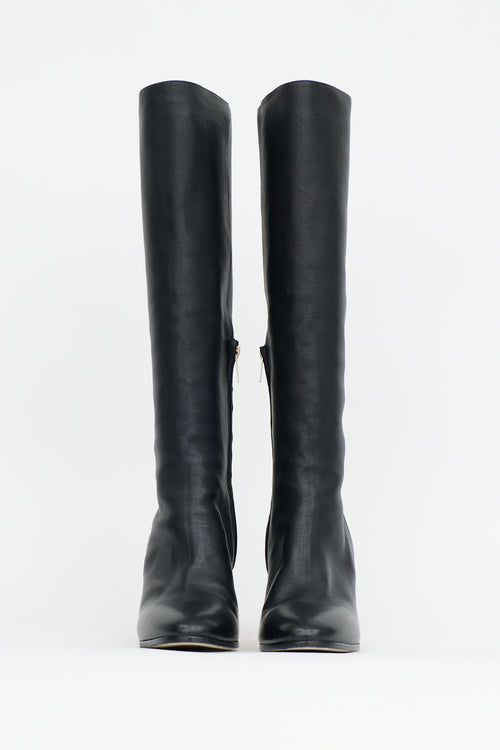 Jimmy Choo Leather Knee High Boot
