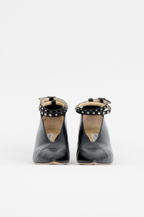 Jimmy Choo Leather Lark Bootie