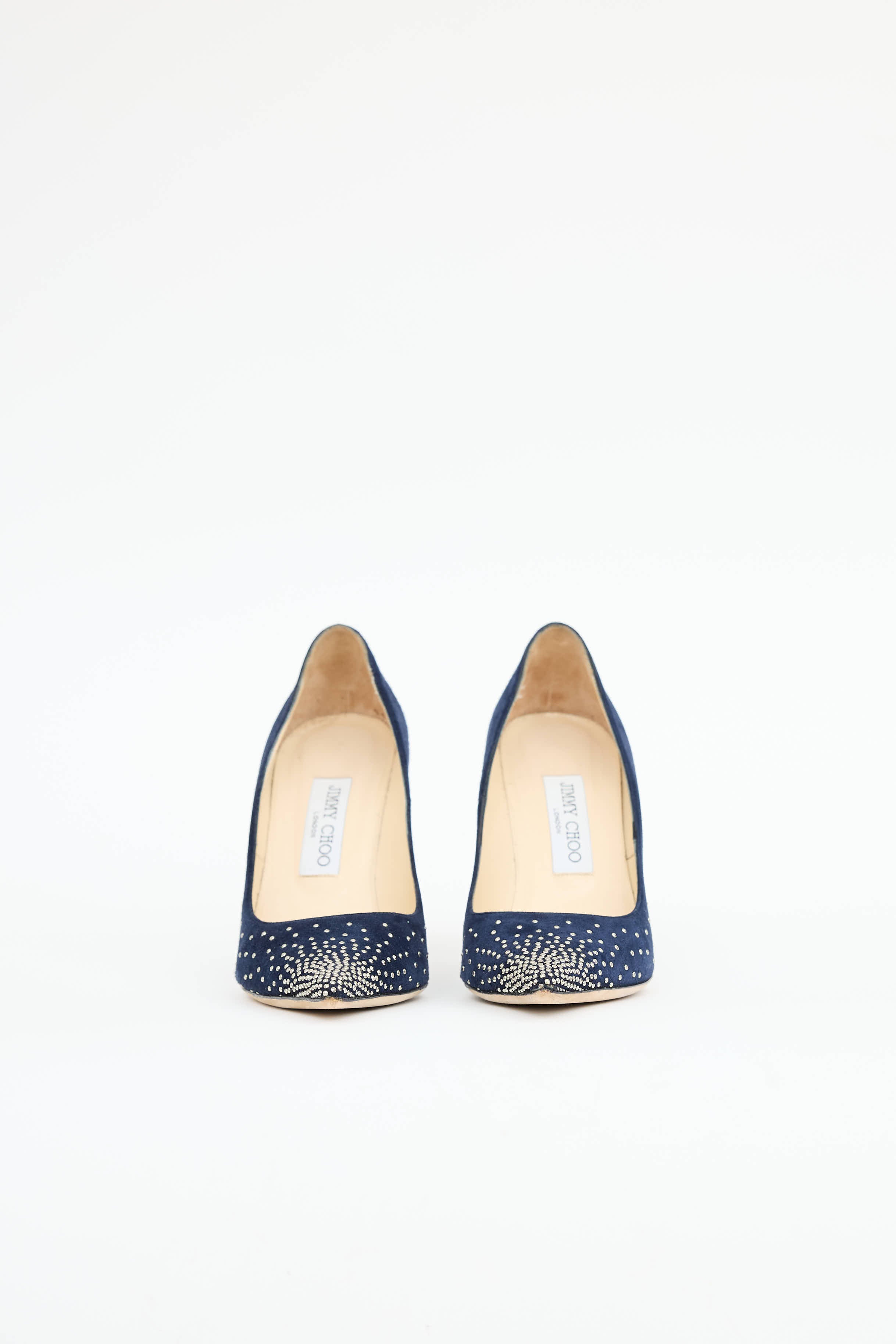 Jimmy Choo Suede Studded  Pump